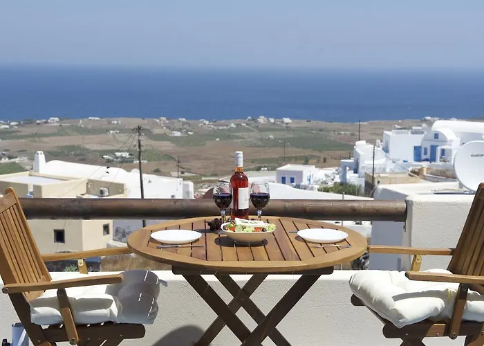 Pensiones en Santorini